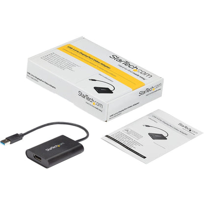 StarTech.com USB to DisplayPort Adapter - USB to DP 4K Video Adapter - USB 3.0 - 4K 30Hz USB32DPES2