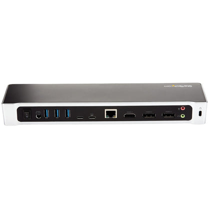 StarTech.com USB-C Dock - 4K Triple Monitor USB Type-C Docking Station with Dual DisplayPort & HDMI - 100W Power Delivery - 5x USB 3.0 Hub DK30CH2DEP