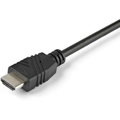 StarTech.com Commutateur KVM HDMI 2 ports - 4K 60 Hz - Commutateur KVM USB HDMI UHD compact avec câbles de 1,2 m et audio - Alimentation par bus et commutation à distance SV211HDUA4K