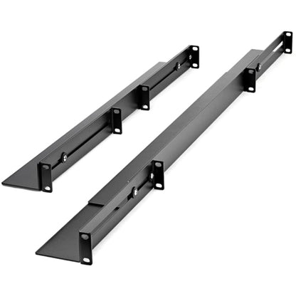 StarTech.com Rails de rack de serveur 1U 19" 24-36" à profondeur réglable / Kit de rails de montage en rack universels à 4 montants pour équipement réseau/serveur/onduleur UNIRAILS1UB