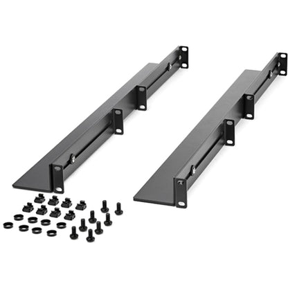 StarTech.com Rails de rack de serveur 1U 19" 24-36" à profondeur réglable / Kit de rails de montage en rack universels à 4 montants pour équipement réseau/serveur/onduleur UNIRAILS1UB