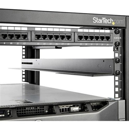StarTech.com Rails de rack de serveur 1U 19" 24-36" à profondeur réglable / Kit de rails de montage en rack universels à 4 montants pour équipement réseau/serveur/onduleur UNIRAILS1UB