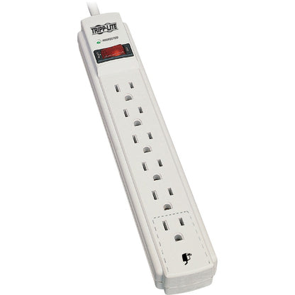 Tripp Lite 6 prises, cordon de 8 pieds, multiprise de 990 joules, prise plate - Protect It! Parasurtenseur TLP608