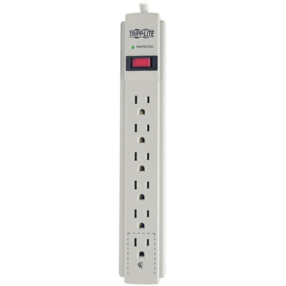 Tripp Lite 6 prises, cordon de 8 pieds, multiprise de 990 joules, prise plate - Protect It! Parasurtenseur TLP608