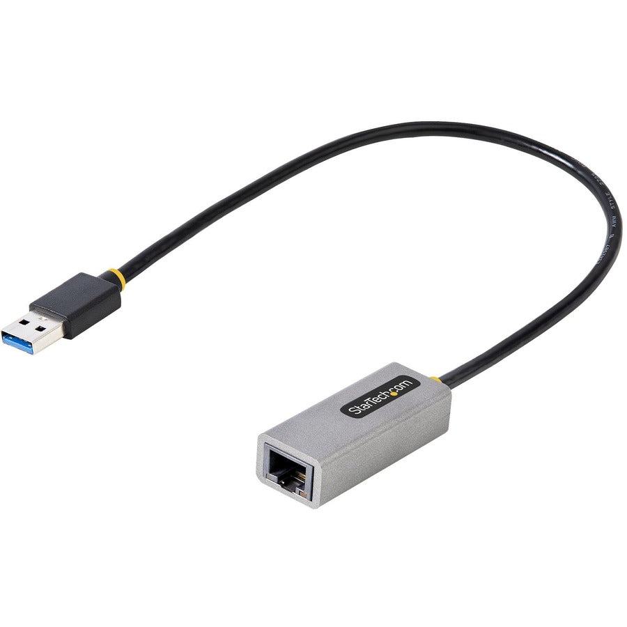 StarTech.com USB to Ethernet Adapter, USB 3.0 to 10/100/1000 Gigabit Ethernet LAN Adapter, 1ft/30cm Attached Cable, USB to RJ45 Adapter USB31000S2