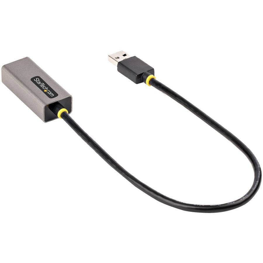 StarTech.com USB to Ethernet Adapter, USB 3.0 to 10/100/1000 Gigabit Ethernet LAN Adapter, 1ft/30cm Attached Cable, USB to RJ45 Adapter USB31000S2