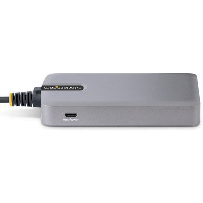 StarTech.com Hub USB 3 ports avec Ethernet, ports USB-A, Gigabit Ethernet/GbE, 5 Gbit/s, alimentation par bus, câble de 30 cm, hub USB pour ordinateur portable 5G3AGBB-USB-A-HUB