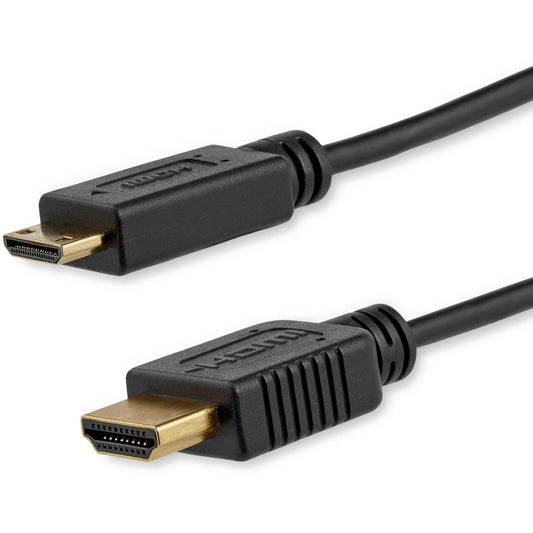 Câble mini HDMI vers HDMI de 1,8 m StarTech.com avec Ethernet, câble adaptateur mini HDMI 1.4 (Type-C) ultra-mince haute vitesse 4K 30 Hz vers HDMI HDMIACMM6S