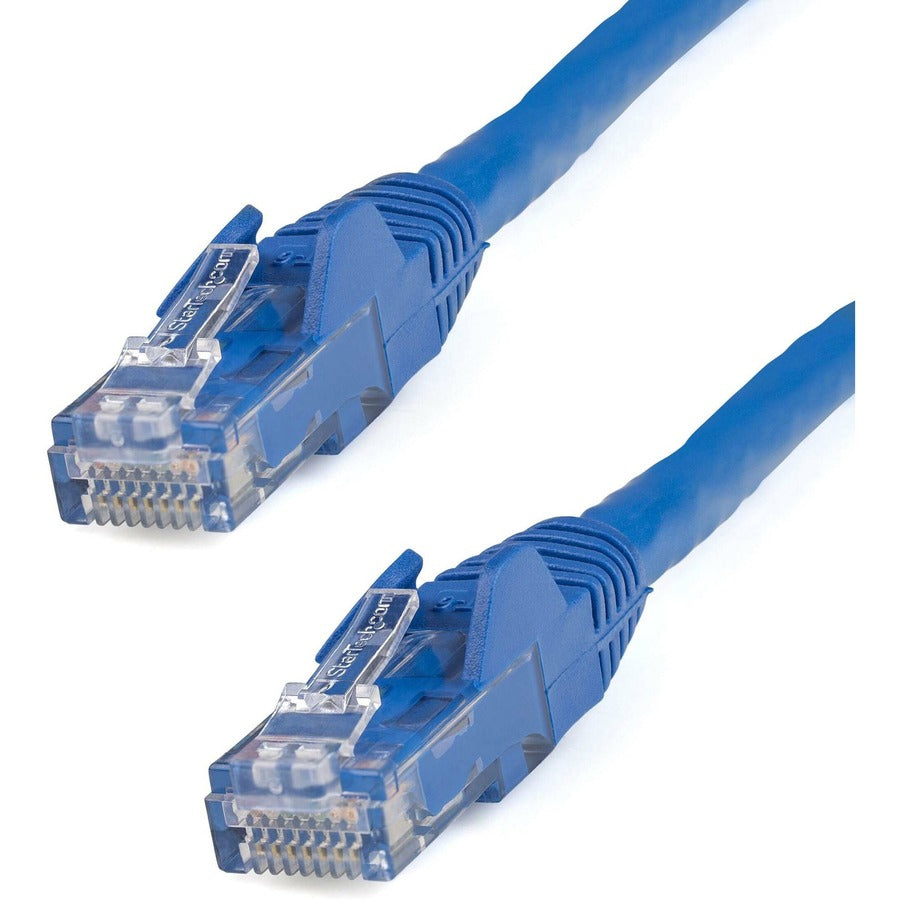 Câble Ethernet CAT6 StarTech.com de 30,5 m - Gigabit sans accroc - 100 W PoE UTP 650 MHz - Cordon de raccordement catégorie 6 - Câblage certifié UL/TIA N6PATCH100BL