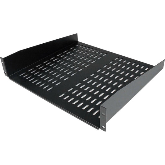 Étagère cantilever ventilée universelle 2U 16 pouces pour montage en rack de serveur - Étagère fixe pour armoire de serveur - 50 lb / 23 kg CABSHELFV