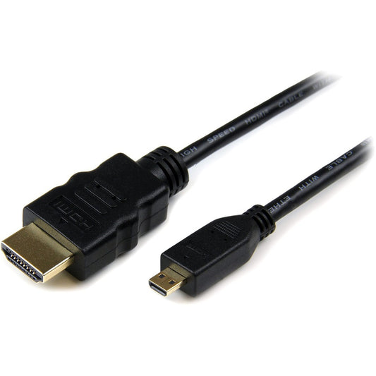 Câble Micro HDMI vers HDMI StarTech.com de 1,8 m avec Ethernet, adaptateur/convertisseur de périphérique Micro HDMI Type-D haute vitesse 4K vers moniteur HDMI HDMIADMM6