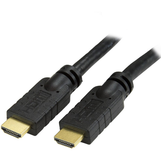 Câble HDMI StarTech.com de 6 m, câble HDMI haute vitesse 4K avec Ethernet, cordon HDMI UHD 4K 30 Hz M/M, câble vidéo/affichage HDMI 1.4 4K, noir HDMIMM20HS