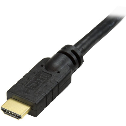 Câble HDMI StarTech.com de 6 m, câble HDMI haute vitesse 4K avec Ethernet, cordon HDMI UHD 4K 30 Hz M/M, câble vidéo/affichage HDMI 1.4 4K, noir HDMIMM20HS