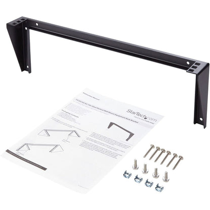 Support mural vertical en acier 1U 19 pouces pour rack d'équipement StarTech.com RK119WALLV