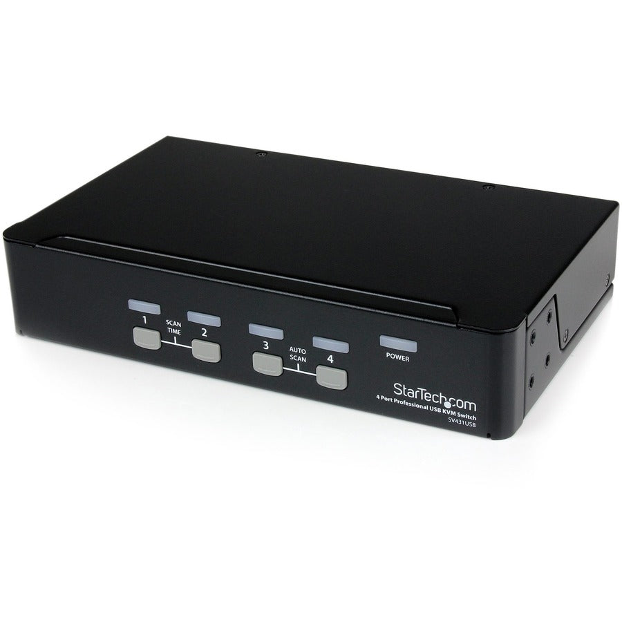 StarTech.com StarView SV431USB - Commutateur KVM - USB - 4 ports - 1 utilisateur local - USB - 1U SV431USB