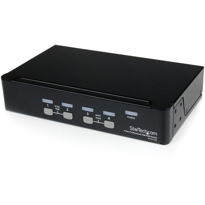StarTech.com StarView SV431USB - Commutateur KVM - USB - 4 ports - 1 utilisateur local - USB - 1U SV431USB