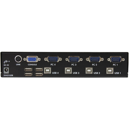 StarTech.com StarView SV431USB - Commutateur KVM - USB - 4 ports - 1 utilisateur local - USB - 1U SV431USB