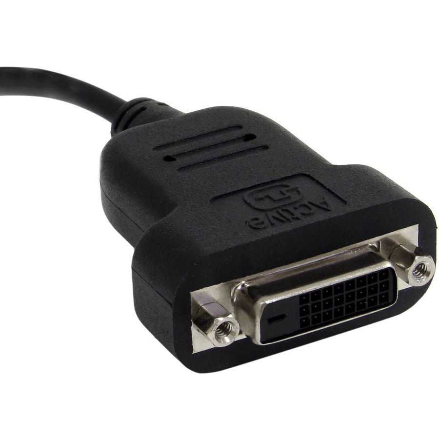 Adaptateur Mini DisplayPort vers DVI StarTech.com, convertisseur adaptateur Mini DisplayPort vers DVI-D actif, vidéo 1080p, moniteur/écran mDP vers DVI MDP2DVIS