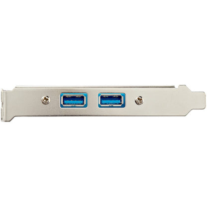 Adaptateur de plaque d'emplacement femelle à 2 ports USB 3.0 (5 Gbit/s) StarTech.com USB3SPLATE