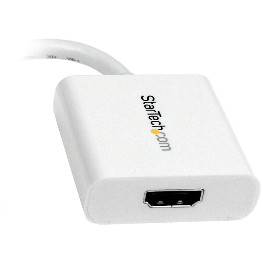 Adaptateur Mini DisplayPort vers HDMI StarTech.com, convertisseur vidéo Mini DP vers HDMI pour moniteur/écran, 1080p, adaptateur passif mDP 1.2 vers HDMI MDP2HDW