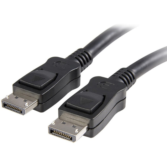 Câble DisplayPort 1.2 StarTech.com de 2 m, câble DisplayPort 4K x 2K UHD certifié VESA, câble/cordon DP pour moniteur, avec loquets DISPLPORT6L