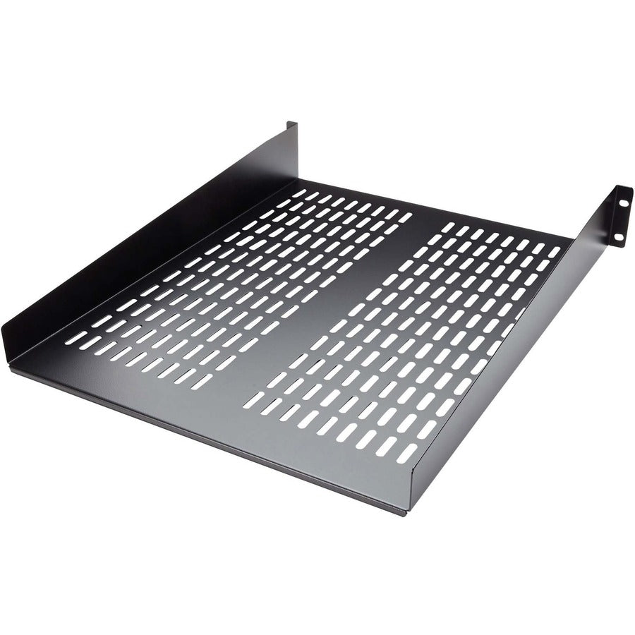 StarTech.com Étagère de montage en rack ventilée 2U 22 pouces - Plateau de montage en rack anti-levier fixe de 22 pouces de profondeur pour étagère d'armoire de serveur - 50 lb / 23 kg CABSHELF22V