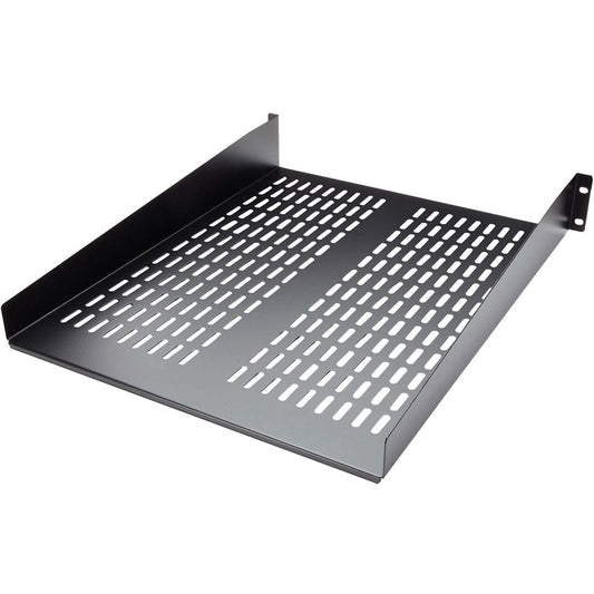 StarTech.com Étagère de montage en rack ventilée 2U 22 pouces - Plateau de montage en rack anti-levier fixe de 22 pouces de profondeur pour étagère d'armoire de serveur - 50 lb / 23 kg CABSHELF22V