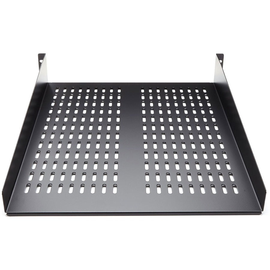 StarTech.com Étagère de montage en rack ventilée 2U 22 pouces - Plateau de montage en rack anti-levier fixe de 22 pouces de profondeur pour étagère d'armoire de serveur - 50 lb / 23 kg CABSHELF22V