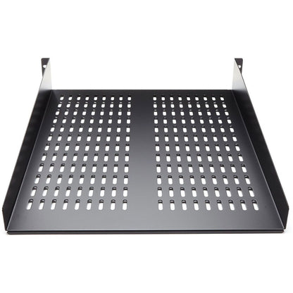 StarTech.com Étagère de montage en rack ventilée 2U 22 pouces - Plateau de montage en rack anti-levier fixe de 22 pouces de profondeur pour étagère d'armoire de serveur - 50 lb / 23 kg CABSHELF22V