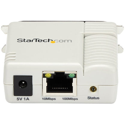 Serveur d'impression réseau parallèle Ethernet 10/100 Mbps à 1 port StarTech.com PM1115P2