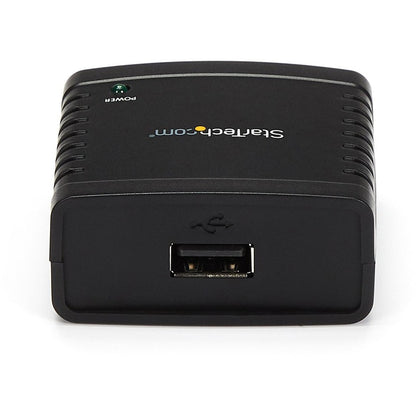 StarTech.com Serveur d'impression réseau LPR Ethernet 10/100 Mbps vers USB 2.0 - Serveur d'impression USB avec détection automatique 10Base-T/100Base-TX PM1115U2
