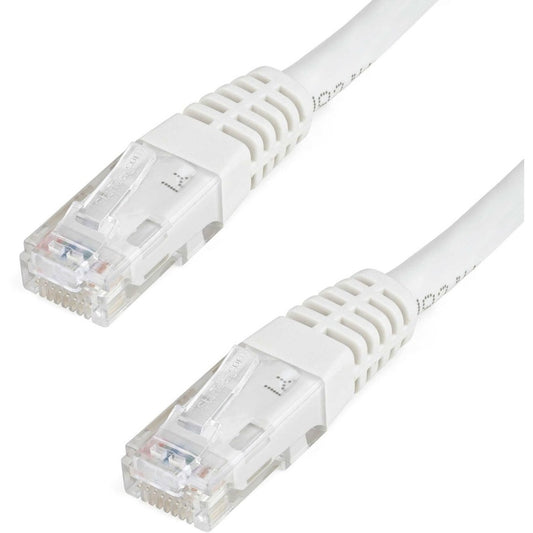 Câble Ethernet CAT6 StarTech.com de 7,6 m - Gigabit moulé blanc - 100 W PoE UTP 650 MHz - Cordon de raccordement de catégorie 6 Câblage certifié UL/TIA C6PATCH25WH
