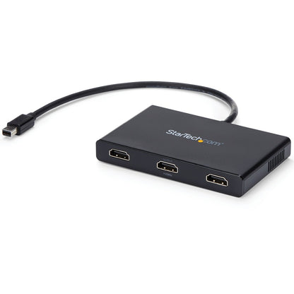 Adaptateur multi-écrans StarTech.com à 3 ports, hub Mini DisplayPort vers HDMI MST, 3 x 1080p, répartiteur vidéo pour mode bureau étendu, Windows MSTMDP123HD