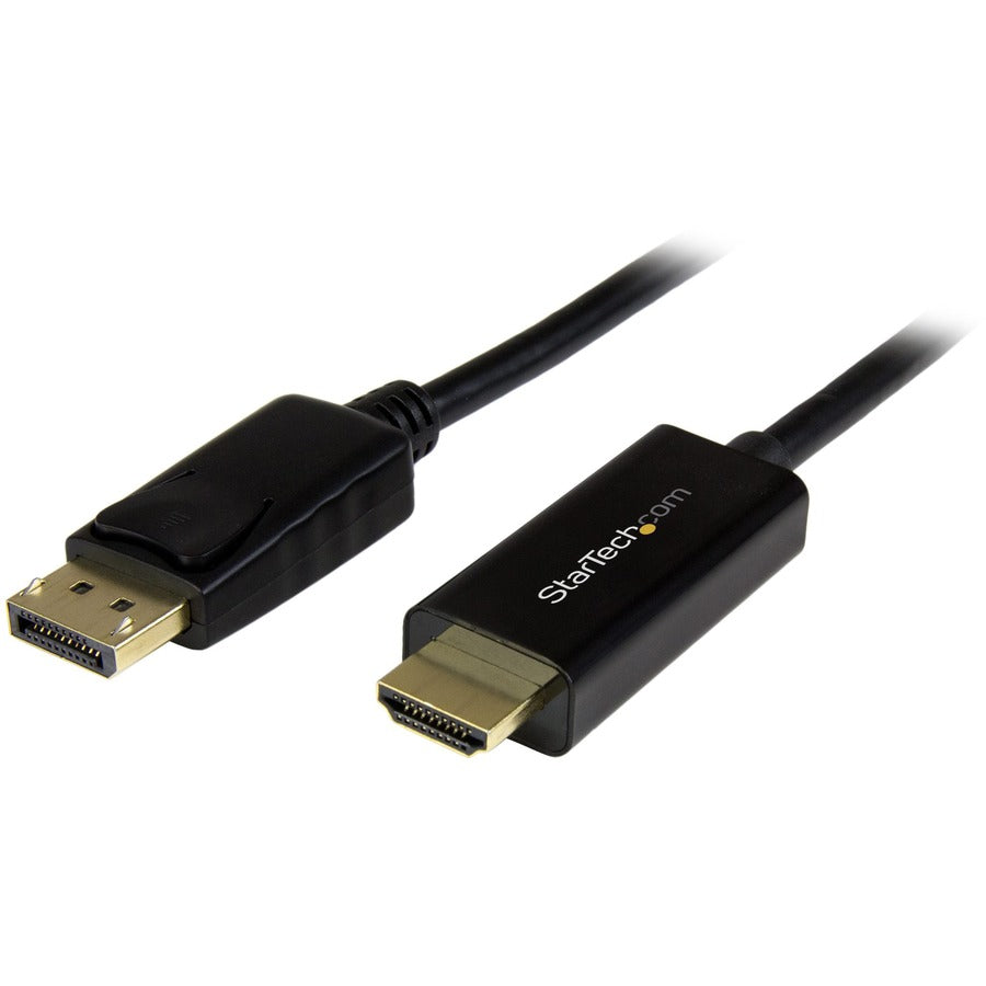 StarTech.com Câble DisplayPort vers HDMI de 5 m, vidéo 4K 30 Hz, convertisseur de câble adaptateur DP 1.2 vers HDMI pour moniteur/écran HDMI, passif DP2HDMM5MB