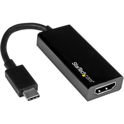 StarTech.com - Adaptateur USB-C vers HDMI - 4K 30 Hz - Noir - Adaptateur USB Type-C vers HDMI - USB 3.1 - Compatible Thunderbolt 3 CDP2HD
