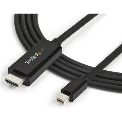 StarTech.com Câble Mini DisplayPort vers HDMI de 3 m (10 pi), vidéo 4K 30 Hz, câble adaptateur/convertisseur Mini DP vers HDMI, moniteur/écran mDP vers HDMI MDP2HDMM3MB