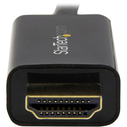 StarTech.com Câble Mini DisplayPort vers HDMI de 3 m (10 pi), vidéo 4K 30 Hz, câble adaptateur/convertisseur Mini DP vers HDMI, moniteur/écran mDP vers HDMI MDP2HDMM3MB