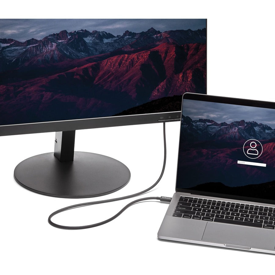 Câble Thunderbolt 3 StarTech.com de 1 m (3,3 pi), 20 Gbit/s, PD 100 W, vidéo 4K, certifié Thunderbolt, compatible avec TB4/USB 3.2/DisplayPort TBLT3MM1M