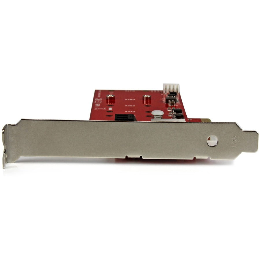 StarTech.com Carte contrôleur RAID SSD 2x M.2 NGFF plus 2x ports SATA III - PCIe - Carte RAID PCI Express M.2 à deux emplacements plus deux ports SATA PEXM2SAT3422