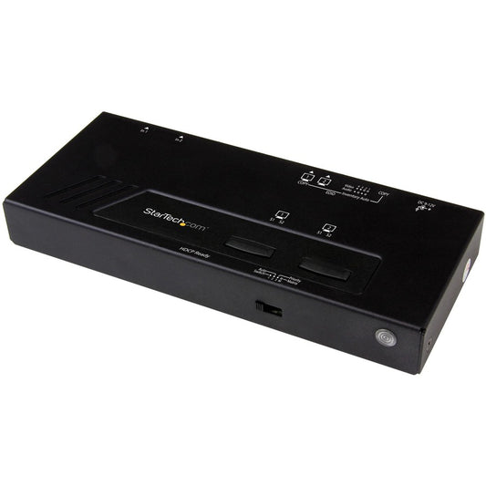 StarTech.com Commutateur matriciel HDMI 2x2 - 4K avec commutation rapide, détection automatique et contrôle série VS222HD4K