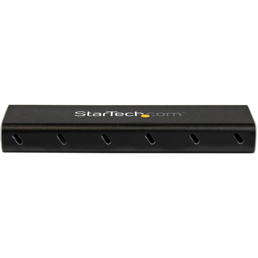 Boîtier SSD M.2 StarTech.com pour SSD M.2 SATA - USB 3.1 (10 Gbit/s) avec câble USB-C - Boîtier externe pour hôte USB-C - Aluminium SM21BMU31C3