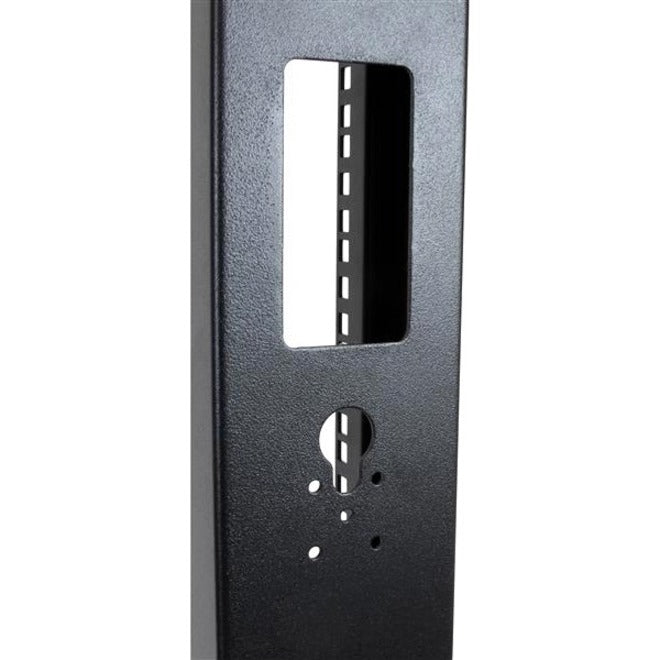 StarTech.com Rack de serveur mobile à cadre ouvert 42U à 2 montants, rack réseau à deux montants de 19 pouces avec roulettes, rack ouvert roulant pour équipement AV/données/informatique 2POSTRACK42