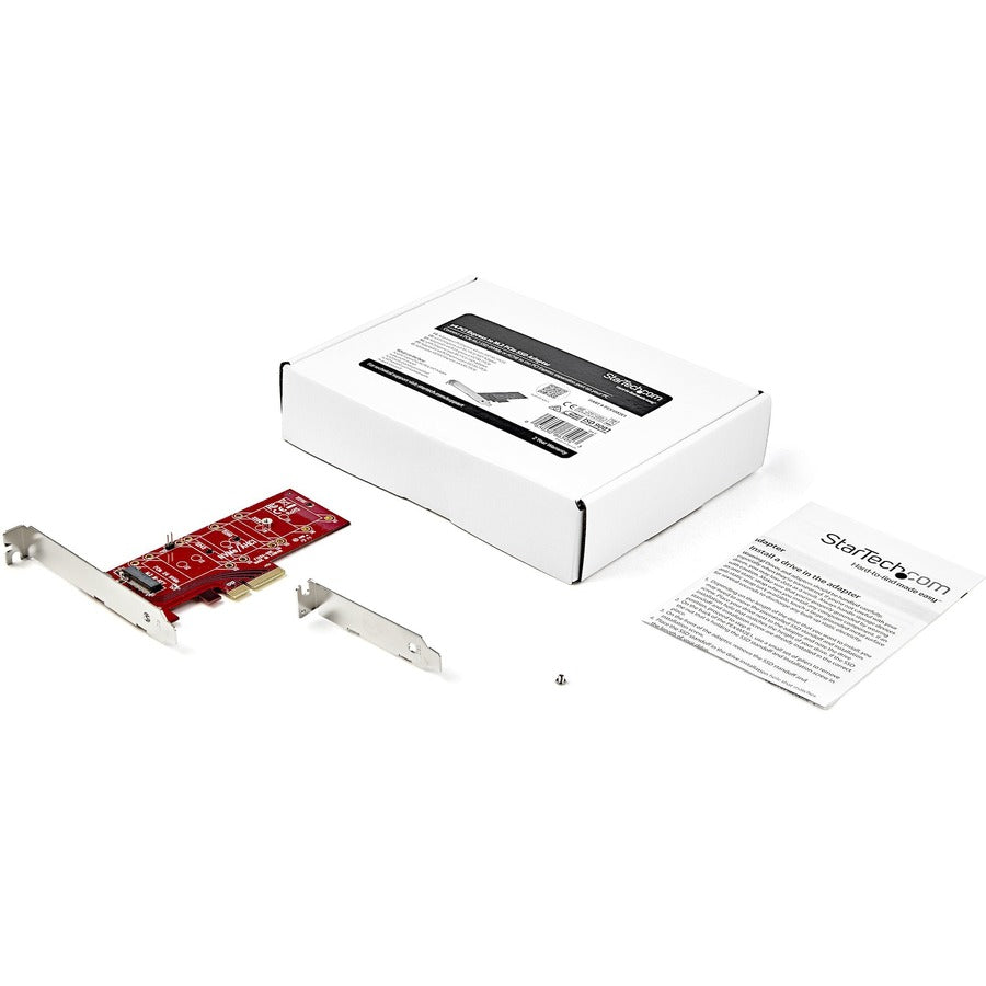 Adaptateur M.2 StarTech.com - x4 PCIe 3.0 NVMe - Profil bas et profil complet - Adaptateur SSD PCIE M.2 - SSD M2 - SSD PCI Express PEX4M2E1