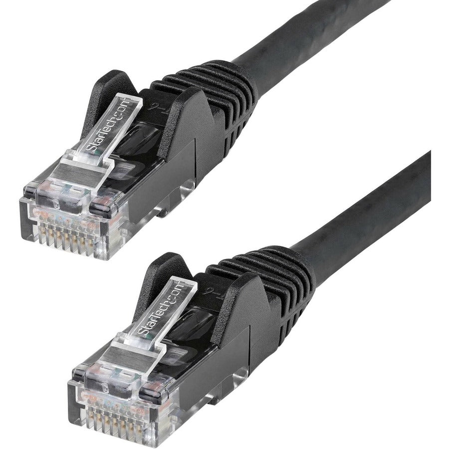 Câble Ethernet CAT6 StarTech.com de 9,1 m - Gigabit sans accroc - 100 W PoE UTP 650 MHz - Cordon de raccordement de catégorie 6 - Câblage certifié UL/TIA N6PATCH30BK