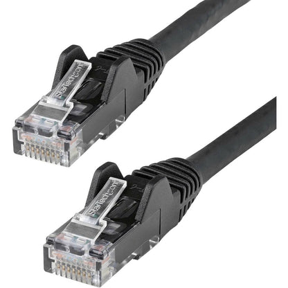 Câble Ethernet CAT6 StarTech.com de 9,1 m - Gigabit sans accroc - 100 W PoE UTP 650 MHz - Cordon de raccordement de catégorie 6 - Câblage certifié UL/TIA N6PATCH30BK