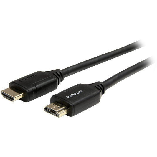 Câble HDMI 2.0 certifié de qualité supérieure StarTech.com de 3 m avec Ethernet, câble HDMI haute vitesse Ultra HD 4K 60 Hz HDR10, cordon de moniteur HDMI UHD HDMM3MP