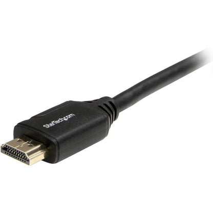 Câble HDMI 2.0 certifié de qualité supérieure StarTech.com de 3 m avec Ethernet, câble HDMI haute vitesse Ultra HD 4K 60 Hz HDR10, cordon de moniteur HDMI UHD HDMM3MP