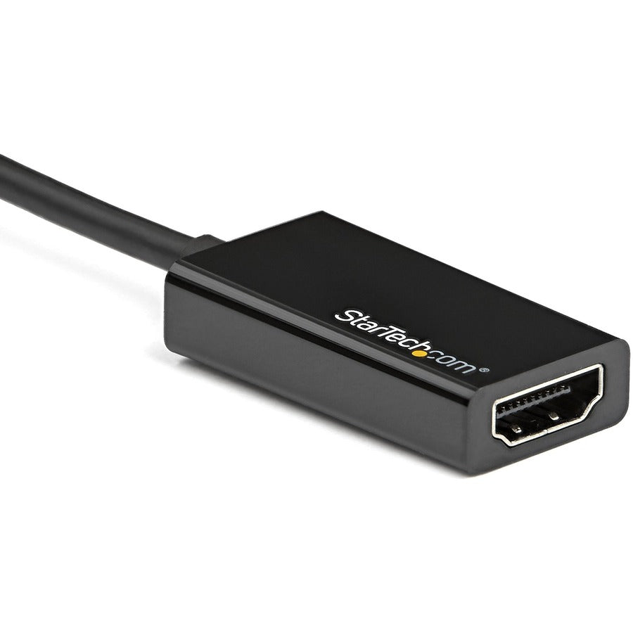 Adaptateur StarTech.com DisplayPort vers HDMI, convertisseur vidéo actif 4K 60 Hz DP 1.4 vers HDMI 2.0 pour moniteur/écran, connecteur DP verrouillable DP2HD4K60S