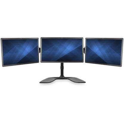 StarTech.com Triple Monitor Stand, Crossbar, Steel & Aluminum, For VESA Mount Monitors up to 27"(17.6lb/8kg), Monitor Stand, 3 Monitor Arm ARMBARTRIO2