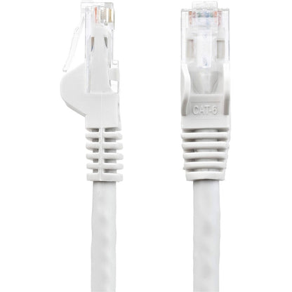 Câble Ethernet CAT6 StarTech.com de 1,8 m - Gigabit sans accroc - 100 W PoE UTP 650 MHz - Cordon de raccordement de catégorie 6 - Câblage certifié UL/TIA N6PATCH6WH